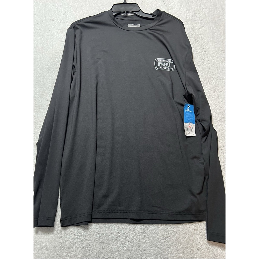 O'Neill Travel Series UPF 50+ Standard Fit Long Sleeve Tee Men's XL Black (F1)